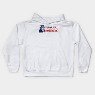 Speak Up For Democracy Kids Hoodie